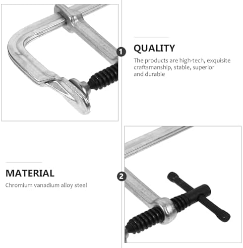 Vaguelly Heavy-Duty F Clamp Woodworking Clip Fast Clip Bar Clamp Carpenter Tool 160X80Mm Quick Workholding Device for Woodworking and Carpentry