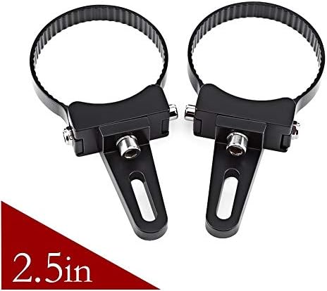 2.5" Aluminum Bullbar Mounting Bracket Clamps for LED Light Bar Mount Car Truck SUV ATV(2.5inch)