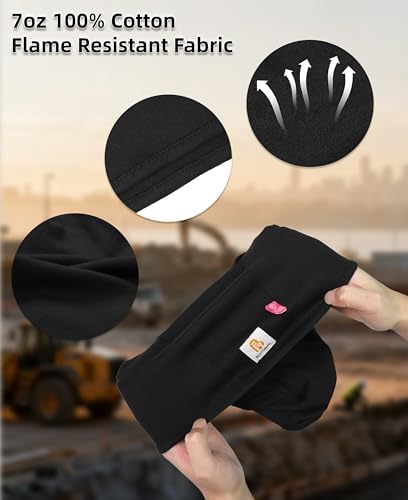 BOCOMAL FR Balaclava with Face Mask 7oz Midweight Arc Rated NFPA2112 CAT2