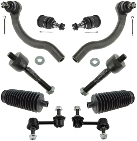 TRQ Front Steering and Suspension Kit Tie Rods Ball Joints Sway Bar Links