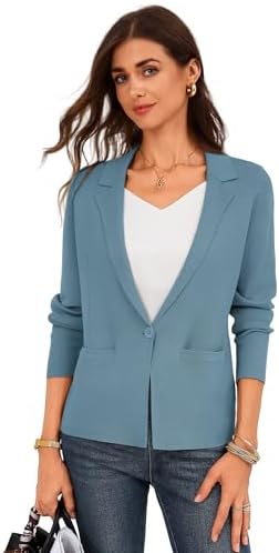 GRACE KARIN Womens Sweater Blazer Jackets Business Casual Work Cardigan