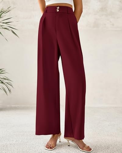 BTFBM Wide Leg Dress Pants Women Business Casual Outfits