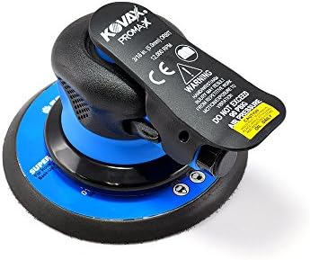 PROMA-X AIR 910-0603M 6 inch Pneumatic Random Orbital DA Sander, Hook & Loop Pad, 3/16 inch Orbit
