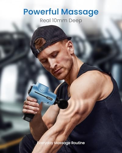 RENPHO Active Massage Gun, Deep Tissue Percussion Back Massager