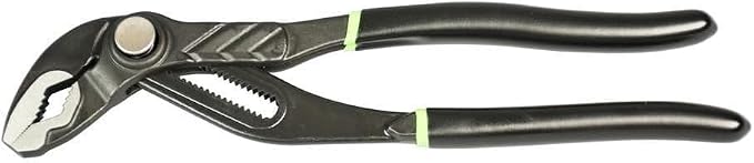 Greenlee 0451-10WD 10" Adjustable Push Button Water Pump Pliers, Groove Joint Plumbing Pliers for Round, Flat, Square, or Hex material