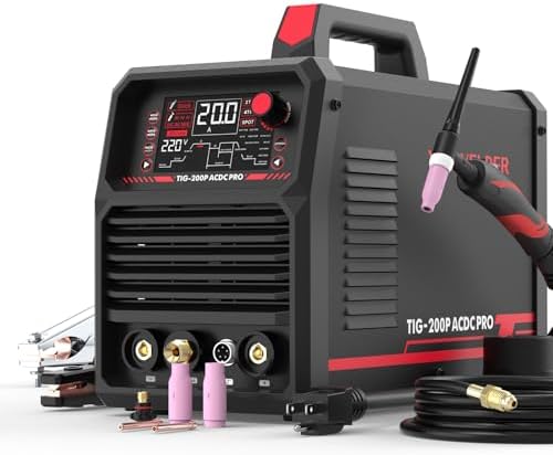 YESWELDER 200A AC/DC Aluminum Tig Welder TIG-200P ACDC TIG Welding Machine