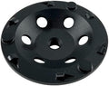 5" PCD Grinding Wheel for Epoxy, Glue, Mastic Removal, 6 Segments with Bar