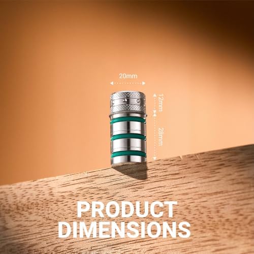 HONGDUI HONGDUI 20mm Bench Dog 304 Stainless Steel Extend 12mm Above the MFT for 20mm Chamfered Dog Holes with Expansion Locking O-ring MFT Accessories