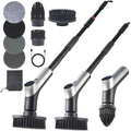 Electric Spin Scrubber, IPX7 Waterproof Shower Scrubber with 7 Brush Heads