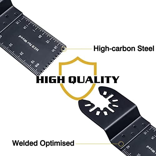 TrivdPro 50PCS Oscillating Saw Blades, Multitool Blades for Wood Plastics