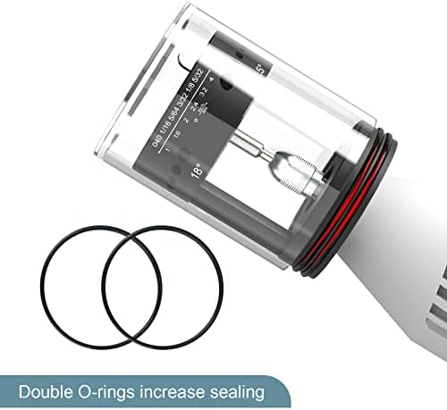 3mirrors Healthy Tungsten Electrode Grinding Head with Dust Housing, TIG Welding Tool, 5X 35mm Double Diamond Wheels, 2X Connecting Rod