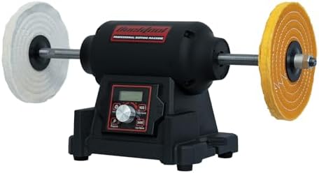 BUCKTOOL 8" 1HP VFD Variable Speed Benchtop Buffer Polisher,900-3600RPM