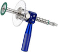 1-1/4" PVC Inside Pipe Cutter Internal Cutting Tool, Diamond Wheel Grinding Disc for Precise Internal PVC Cuts, Metal Guide and Adjustable Depth Control，Blue