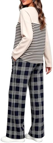 WIHOLL Two Piece Sets for Women Fall Outfits Casual Matching Lounge Sets