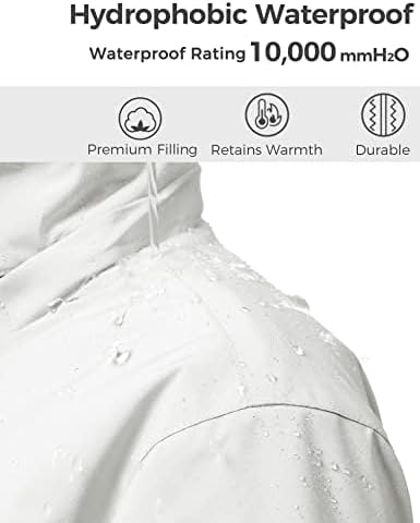 wantdo Girls Winter Ski Coat Fleece Snowboarding Jacket Waterproof 10000mm