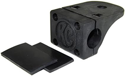 KC HiLiTES 7300 Tube Clamp Light Mount Bracket for 0.75"-1" Diameter Round Light Bars and Roof Racks - Single