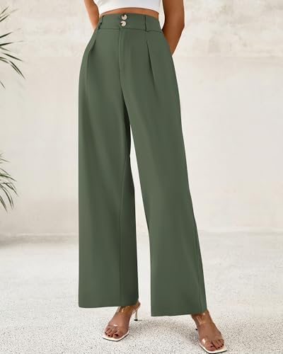 BTFBM Wide Leg Dress Pants Women Business Casual Outfits