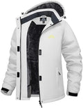 MAGCOMSEN Women's Winter Coats Waterproof Ski Snow Warm Fleece Lined Jacket