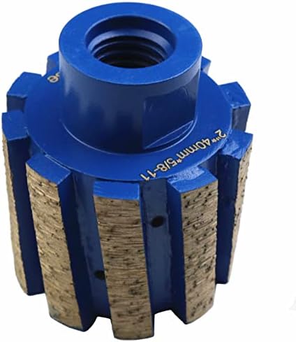 2 Inch Segmented Zero Tolerance Diamond Grinding Drum for Granite,Quartz,Marble,Concrete and Stone
