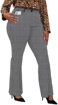 DGD Wrinkle-Free Stretch Dress Pants Plus Size for Women Pull-on Pant Ease into Comfort Office Pant
