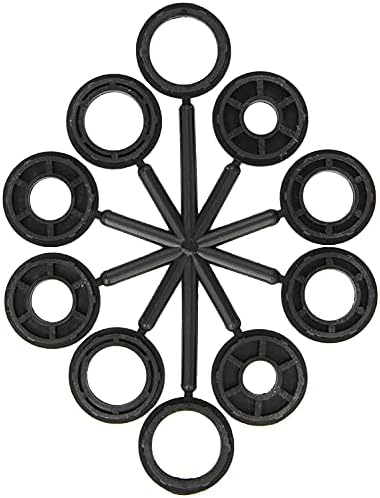Walter 13B061 Stringer Bead Wheel Brush - 6 in. Orange Abrasive Wheel Brush with Crimped Wires, Round Hole, Carbon Steel