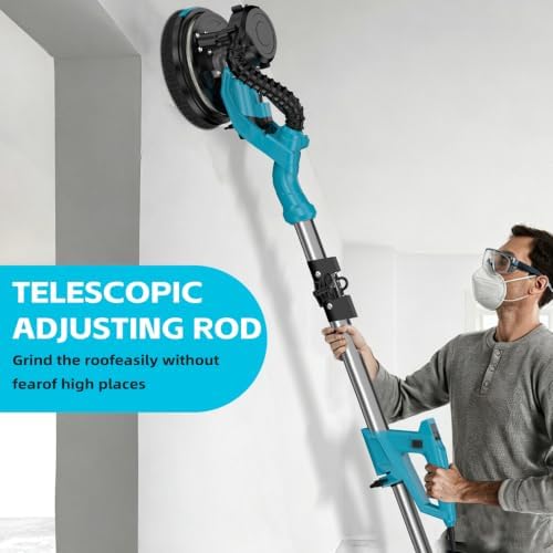 Electric Drywall Sander with Vacuum Dust Collector,Popcorn Ceiling Removal