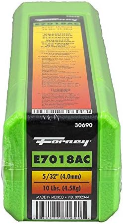 Forney 30690 E7018 AC Welding Rod, 5/32-Inch, 10-Pound