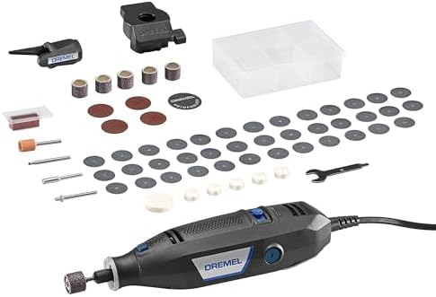 Dremel 3100-2/60 Variable Speed Rotary Tool Kit- 2 Attachments and 60 Accessories, Ideal for a Variety of Crafting and DIY Projects- Cutting, Sanding, Grinding, Polishing, Drilling, and Engraving