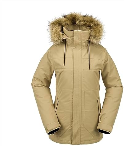 Volcom Women's Fawn Insulated Snowboard Ski Winter Hooded Jacket