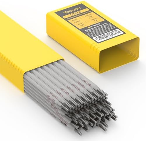TOOLIOM E7018 Welding Rod Low-Hydrogen Stick Electrodes, 1/8" 5LB
