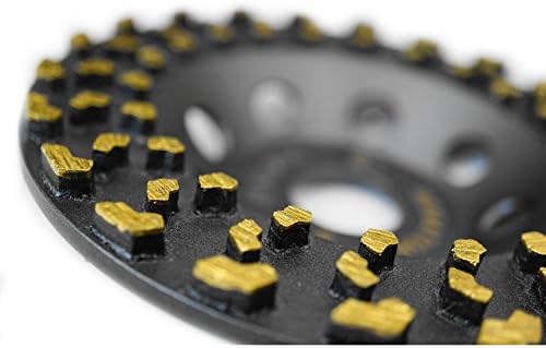 Megatron 7" Diamond Cup Grinding Removing Disc Wheel for Any Concrete, Paint, Epoxy, Glue and Mastic with CDB New Technology (Megatron 7")