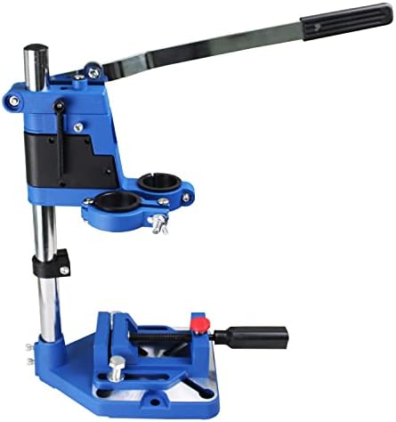 TEXALAN(R) Drill Press Rotary Tool Workstation Stand with Wrench- 220-01- Mini Portable Drill Press- Tool Holder- 2 inch Depth- Ideal for Drilling Perpendicular and Angled Holes