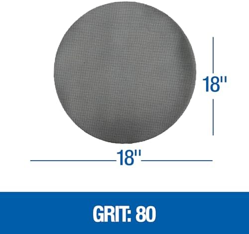 Mercer Industries 445080 - 18" Floor Sanding Screen Discs, Grit 80 (10 pack)