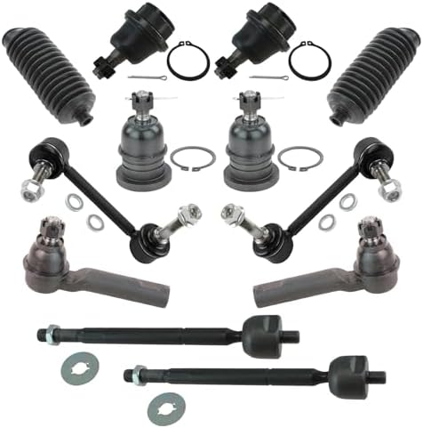 TRQ Front Steering and Suspension Kit Tie Rods Ball Joints Sway Bar Links