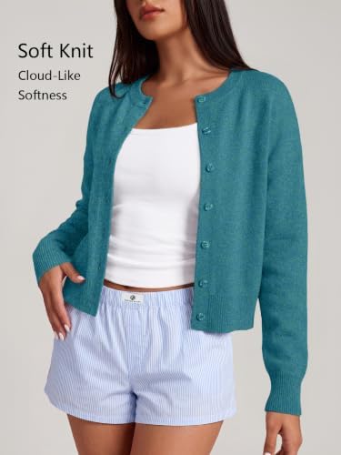 Trendy Queen Cropped Cardigan Sweaters for Women Fall Fashion Clothes 2026