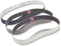 1x30 Sanding Belts for Knife Sharpening, 1000/2500/5000 Grit, 6 Pack