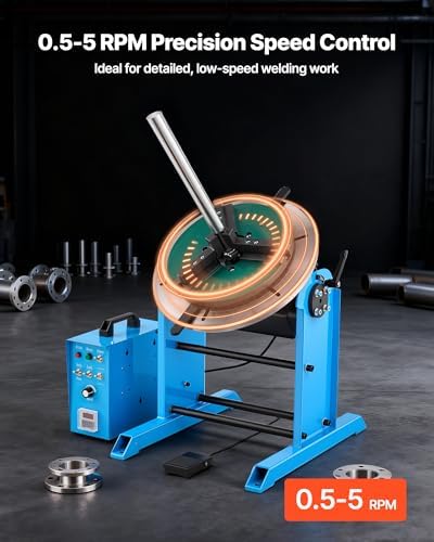 VEVOR Rotary Welding Positioner 300KG/661LBS Capacity -45° to 90° Tilt