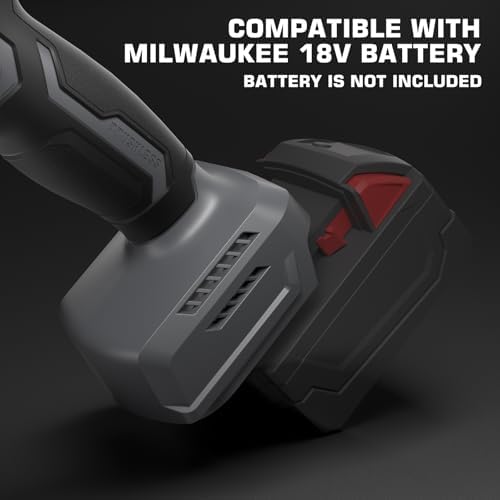 Brushless Cordless Detail Belt Sander Compatible with Milwaukee M18 (Battery Not Included), 2067 FT/Min High-Speed, 6-Speed Adjustable, 100° Pivoting Arm for Wood, Metal, Plastic