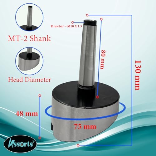 3-Inch Fly Cutter with 75 mm Head Diameter for Milling and Lathe Machines, Indexable Flycutter with Replaceable Carbide Insert for Precision Metalworking Applications and Smooth Cutting Output
