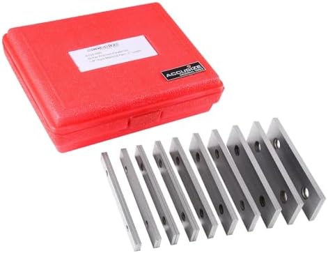 Accusize Precision Parallel Set 1/8 in x 5 in, 10 Matched Pairs