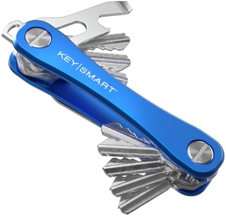 KeySmart Rugged Keychain Multitool Key Holder, Up to 14 Keys