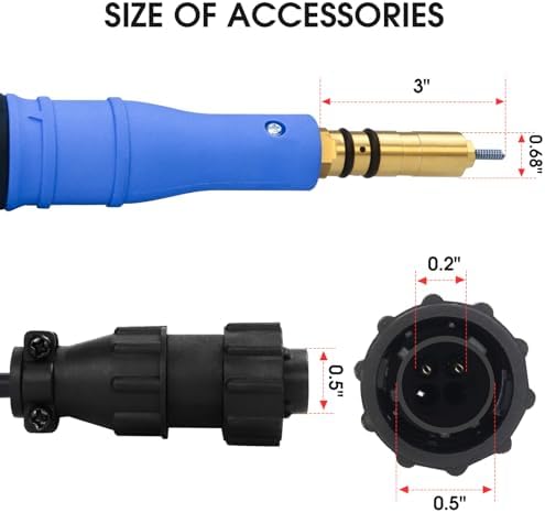 ZINGER MIG Welding Gun Torch Stinger fit Miller M25 M-25 169598 Millermatic