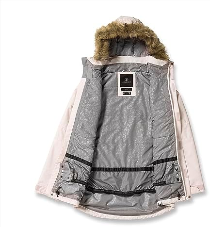 Volcom Women's Fawn Insulated Snowboard Ski Winter Hooded Jacket