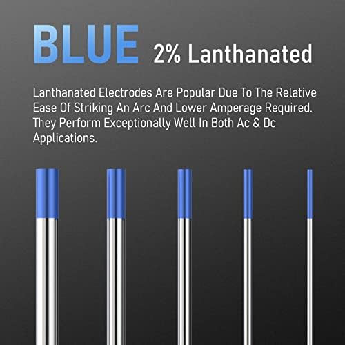 YESWELDER TIG Welding Tungsten Electrode 2% Lanthanated