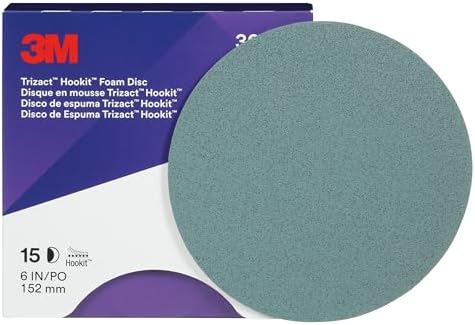 3M Trizact Hookit Foam Disc, 30662, P5000 Grade, 6 in
