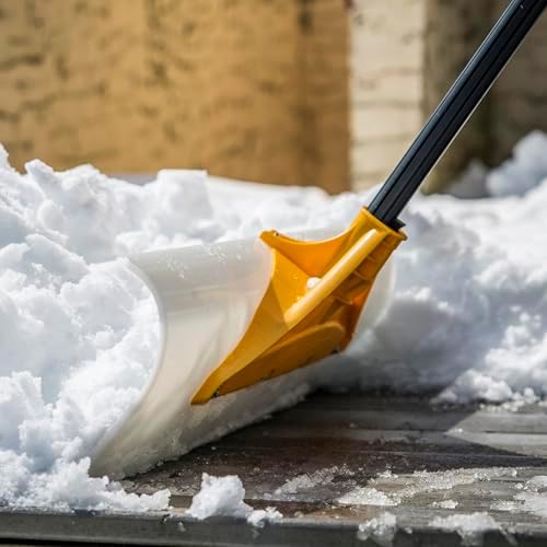 True Temper 2-Piece Snow Removal Combo with Shovel and Pusher Garden Tool, Set of 2