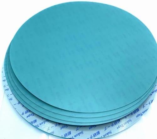 SIGNI Diamond Precision Lapping Microfinishing Film PSA Backing 5 inch (9 Micron, 5 Pack)