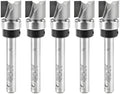 Amana Tool 45463-3TS Carbide Tipped Flush Trim Plunge Template Router Bit 3/4 Dia x 1 Inch x 1/2 Shank with Upper Ball Bearing 3 Flute