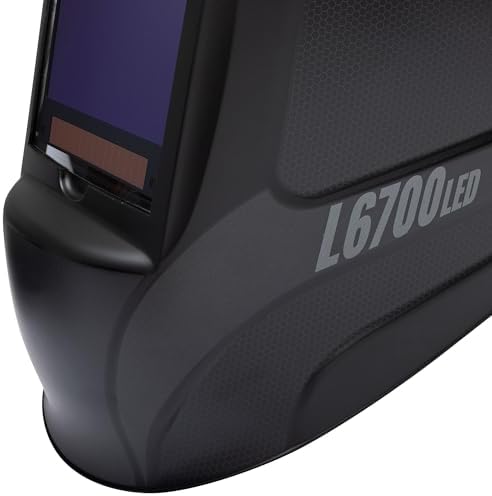 Eastwood L6700 MIG TIG Welding Helmet Matte Black with LED Light