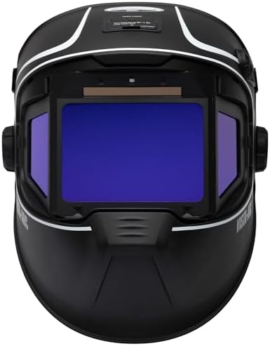 Eastwood Elite Vista-Arc Panoramic View MIG TIG Weld Welding Helmet | True Color Lens | DIN 4-14 Shade Adjustment | Ultra-Fast Auto-Darkening